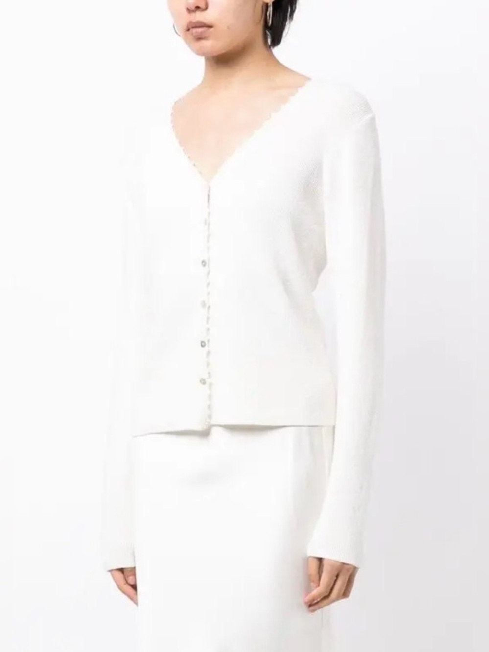 Vince Linen Textured Cardigan